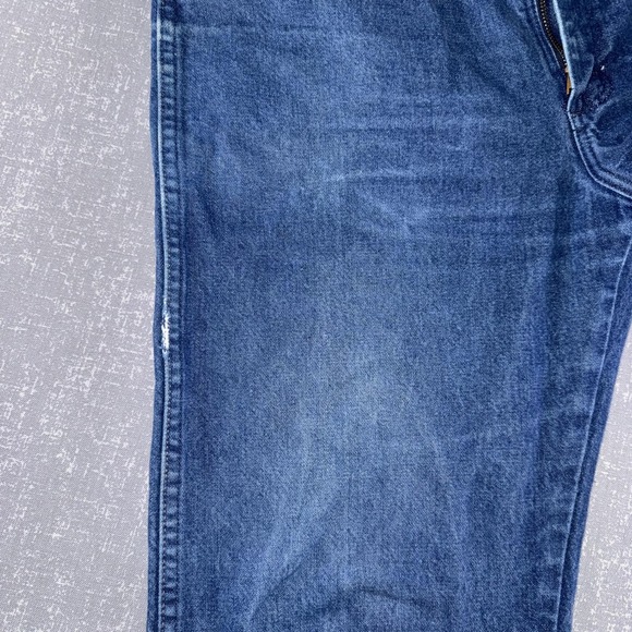 Wrangler 13MWZ Jeans Mens 36x36 Blue Denim Cowboy Cut Western Straight Leg - Picture 9 of 11